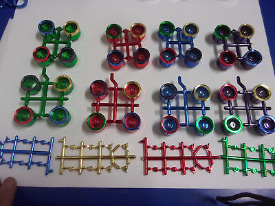 U PICK Color 2 Part 100/80 Spoke Wire Rims Choose Hub Rings Blue Red Green Gold