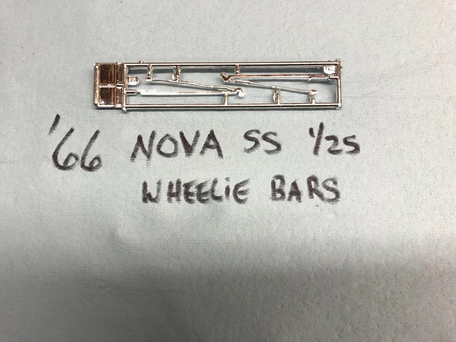 1966 Nova SS Chrom Wheelie Bars PRO MOD STREET DRAG model car part lot GM