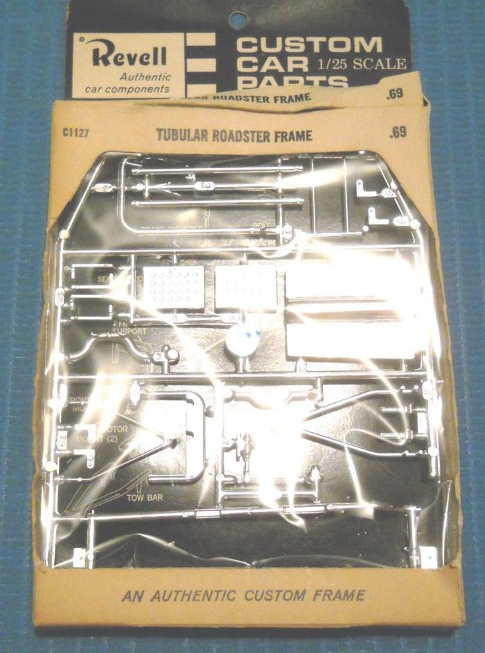Revell Tubular Roadster Frame-Chrome C-1127-Rough Box-Model Car Swap Meet