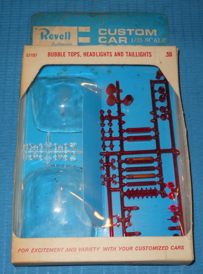 Revell Bubble Tops, Headlights, Taillights-C 1151-Rough Box-Model Car Swap Meet