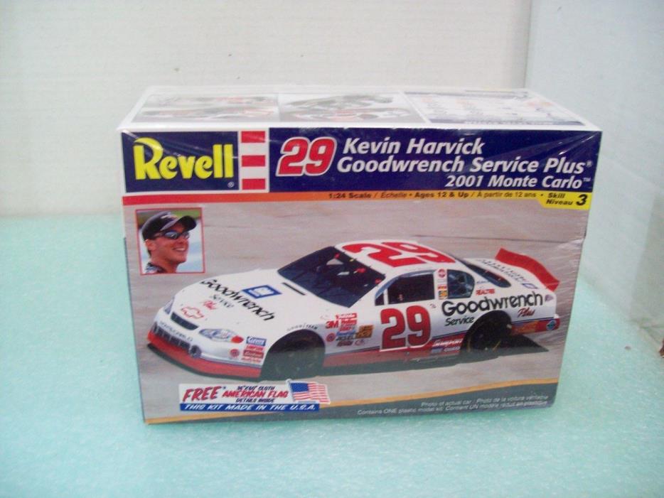 Revell 1:24 #29 Kevin Harvick Goodwrench Service Plus 2001 Monte Carlo D3