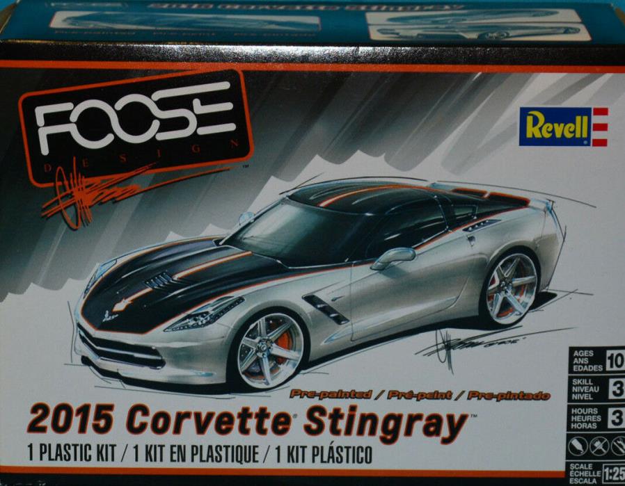 Revell Foose 2015 Corvette Stingray Model Kit 85-4397 1/25 Scale 10+