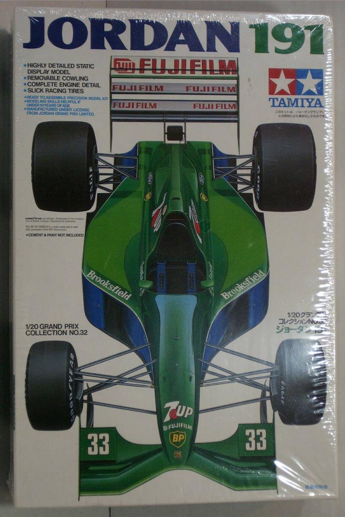 1/20 Tamiya Jordan 191  Factory Sealed.