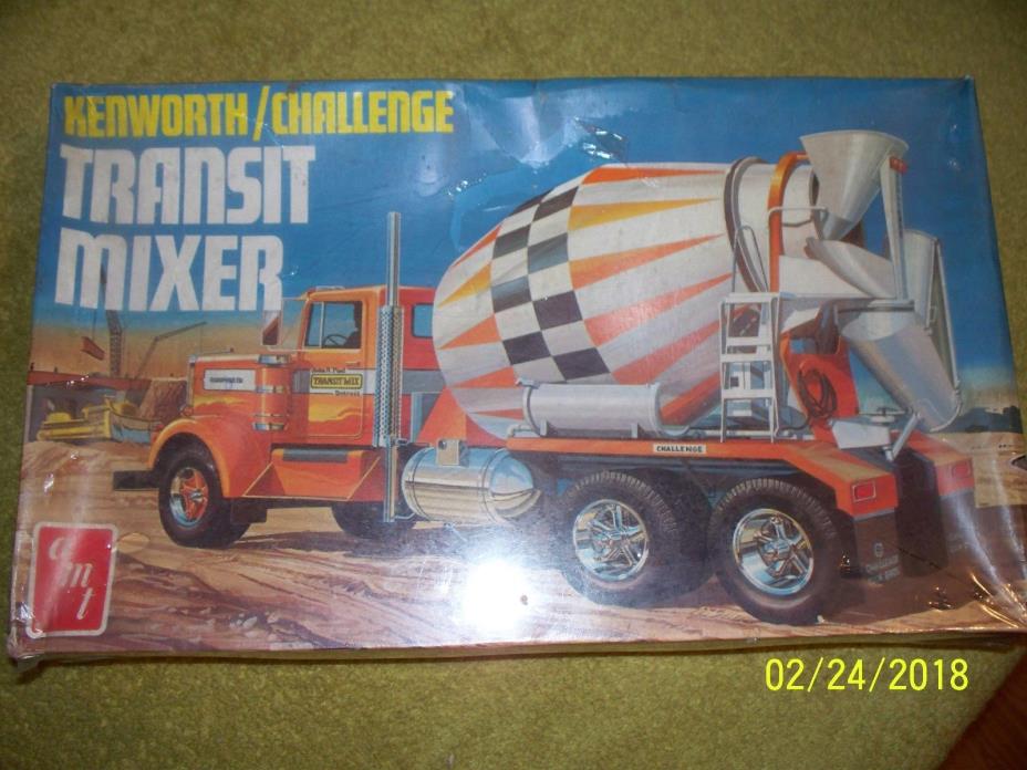 **Vintage** 1/25 AMT Kenworth Challenge Transit Mixer, sealed