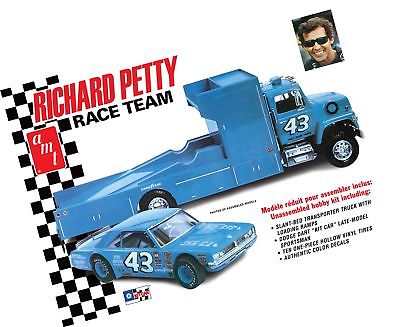 AMT AMT107206 1/25 Petty Race Team Dodge Dart/Hauler Truck 2DAY DELIVERY