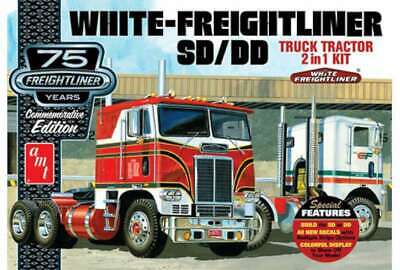 1/25 White Freightliner 2 in 1 Dual Drive Tractor Cab 75th Annive 849398015698