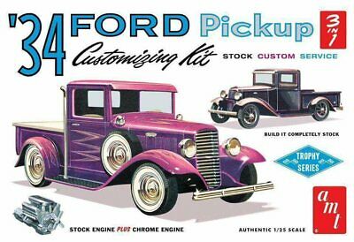 1934 Ford Pickup 3 in 1 Customizing Kit 1/25 scale skill 2 AMT plastic kit#1120