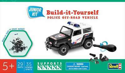 Junior Plastic Model Kit Police Off Road Vehicle  031445410109