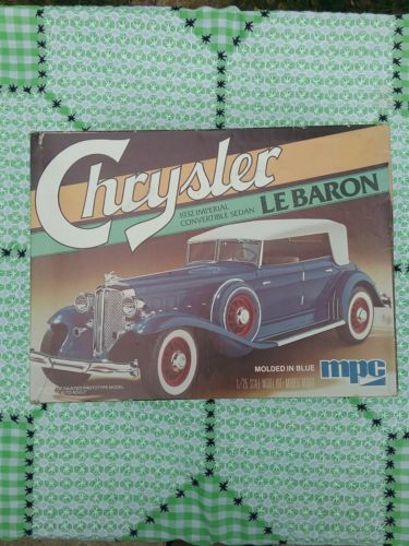 Vintage MPC Model Kit Chrysler 1932 Imperial Convertable Sedan LeBaron complete