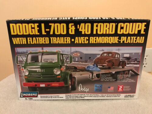 Dodge L-700 & 40 Ford Coupe 1/25 scale  Model kit #73068 Lindberg USA Level 2