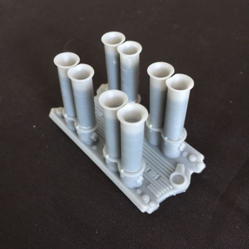 Original 1:8 3d Printed SLA resin Hilborn intake manifold