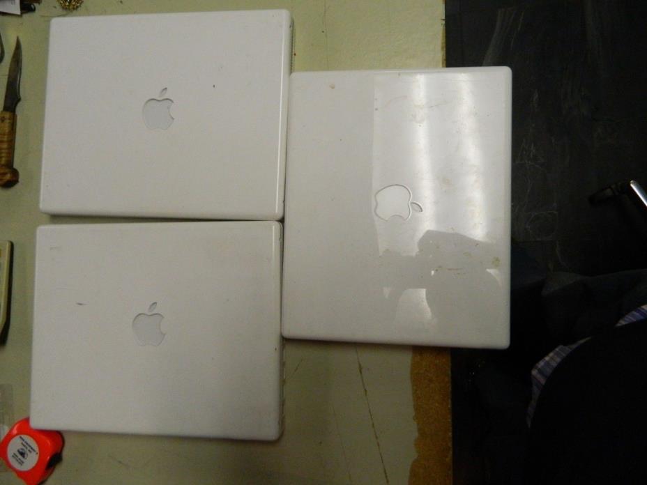 Parts only lot of 3 Apple vintage IBOOK computers free shipping