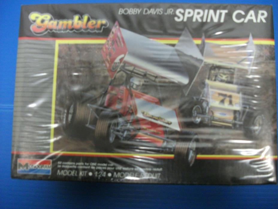 MONOGRAM GAMBLER BOBBY DAVIS JR SPRINT CAR SEALED MODEL