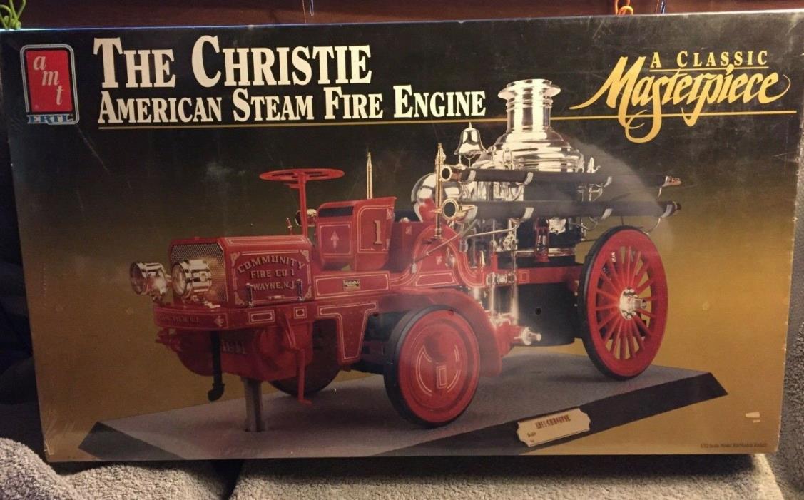 AMT The Christie 1/12 Scale American Steam Fire Engine Model Kit MISB