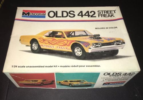 Monogram Olds 442 Street Freak 1:24 Scale 2218 Complete