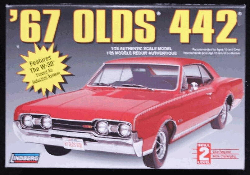 1967 Olds 442 w-30 - Lindberg kit