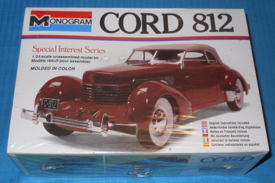 Monogram CORD 812-Special Interest Series-1978-1/24-FS Box-Model Car Swap Meet