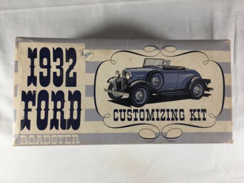 Vintage 1932 Ford Roadster Model Customization Kit Partial