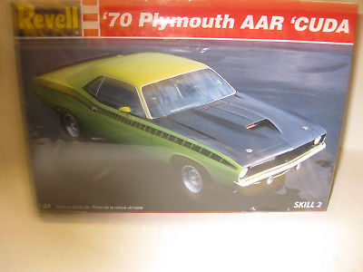 REVELL 1970 PLYMOUTH AAR CUDA 2DR HARDTOP FACTORY/SEALED1/24 scale