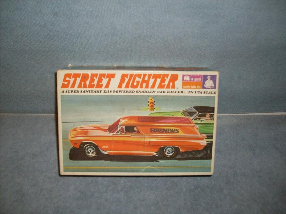 Vintage Tom Daniels Monogram Street Fighter 6752 Empty Box 1970
