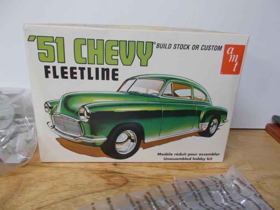 AMT 1951 CHEVY FLEETLINE Model CAR Kit # 8250 Dated 1998