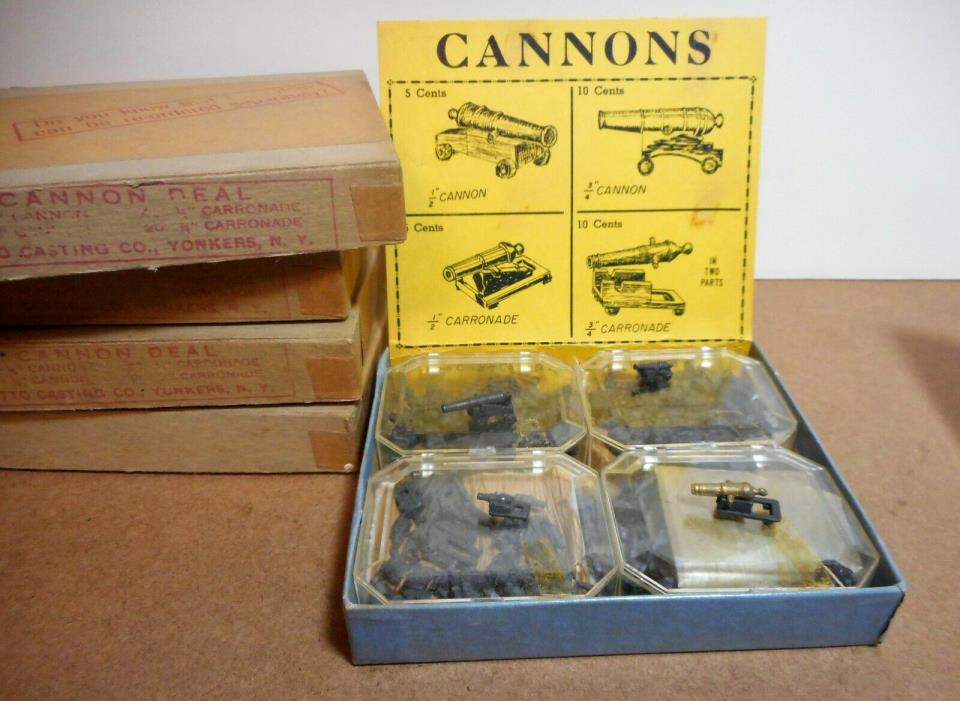 Vintage Cast Model Cannons Ditto Casting