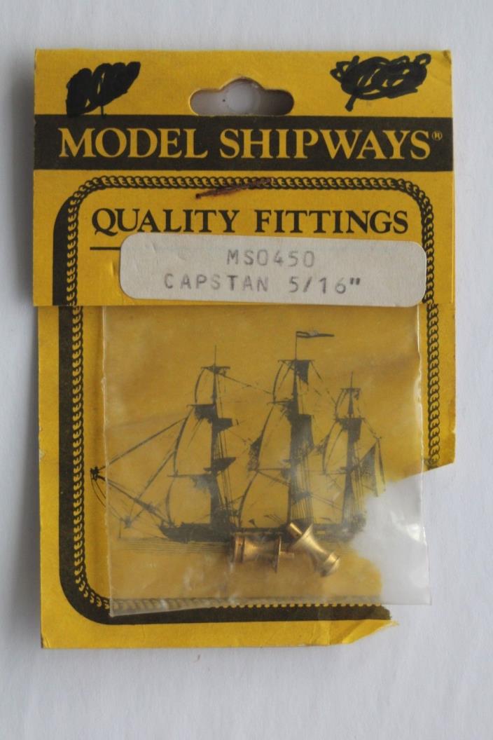 Model Shipways Fittings MS0450 Brass Capstan 5/16