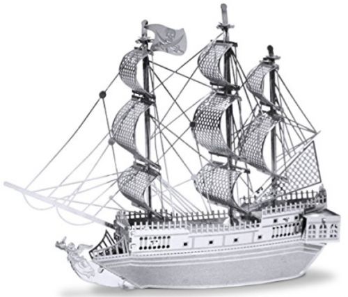 MetalEarth 3D Metal Model - Black Pearl Pirate Ship