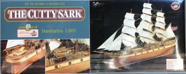 THE 'CUTTY SARK'  CLIPPER SHIP - WOODEN  SHIP MODEL by CONSTRUCTO
