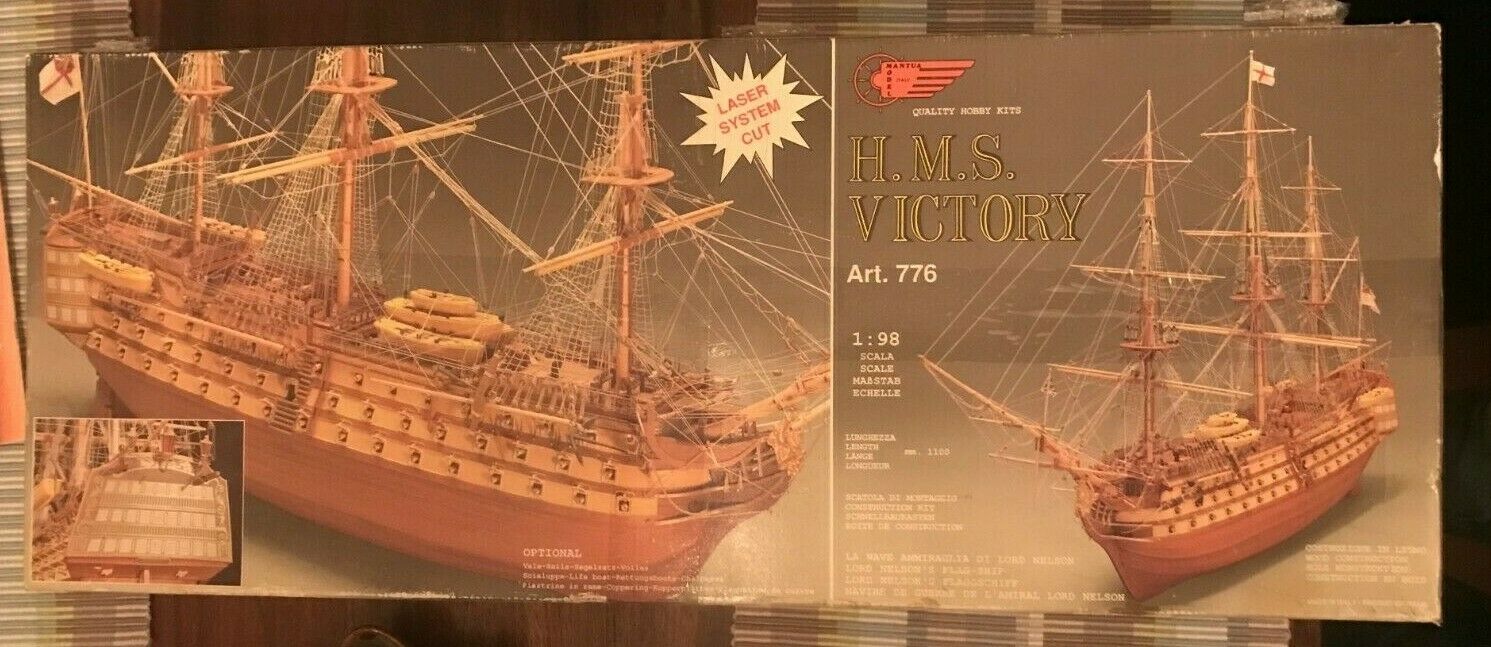 finely detailed model ship kit by Mantua Italy: the 