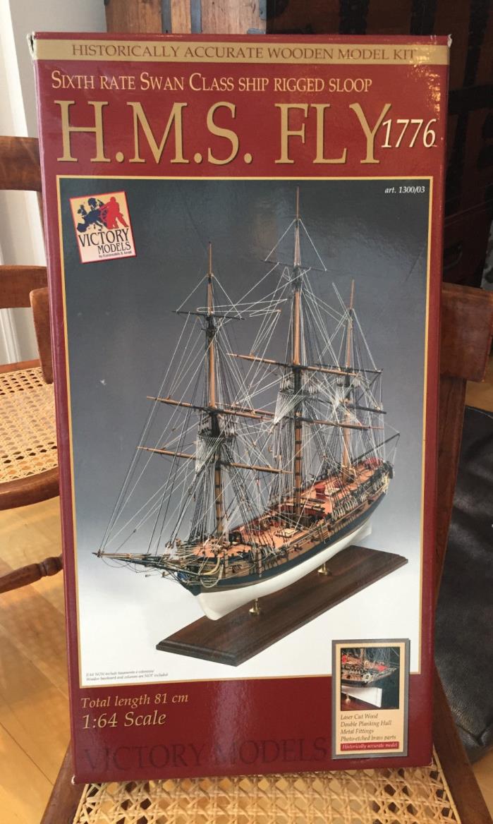 HMS. Fly 1776 wooden ship model kit