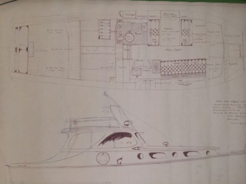 Boat Plans  Blueprint Frost Cruiser Suitable For Framing 18 X 22