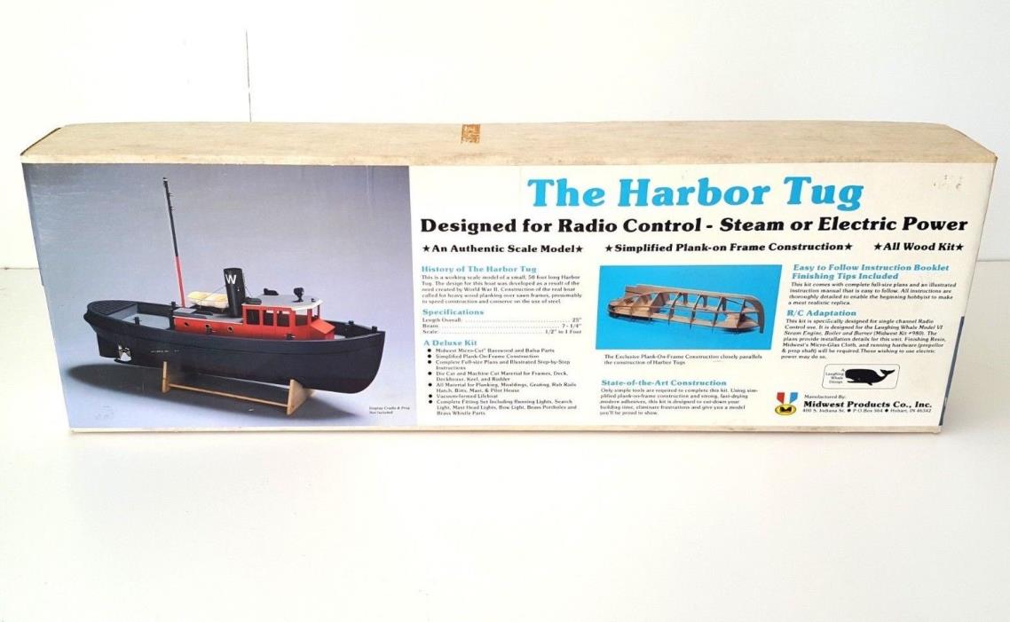 Vintage Midwest Products - The Harbor Tug - Plans and Parts Only