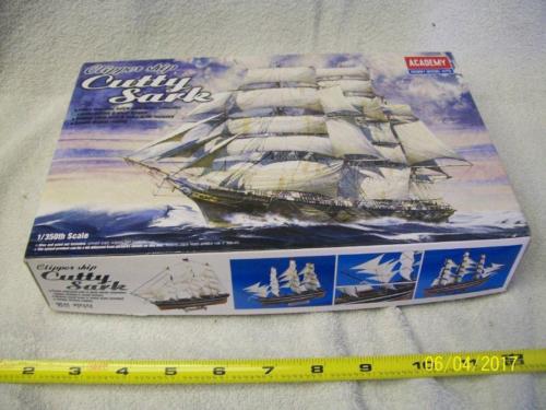 Original Clipper Ship Cutty Sark Academy Model Kit 1/350th scale New in Package