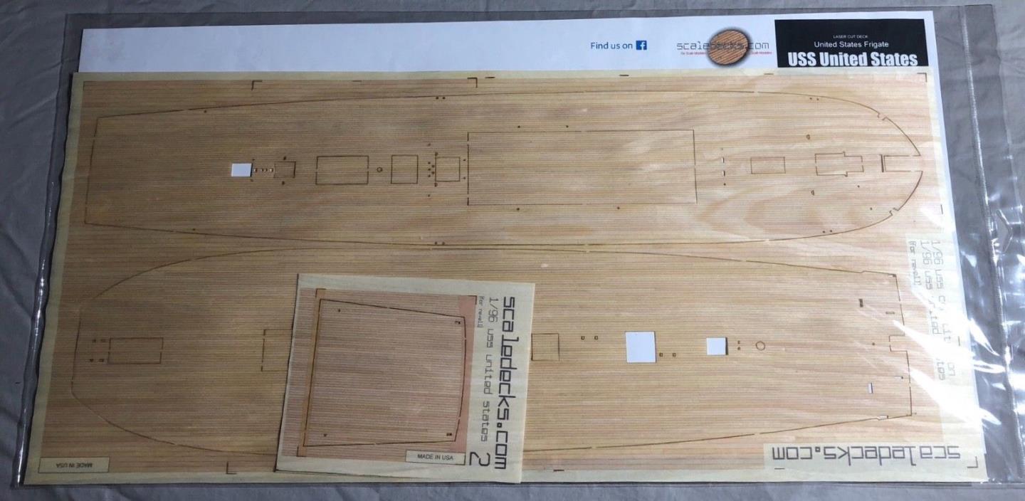 ScaleDecks USS United States 1/96 NEW ‘Sullys Hobbies’