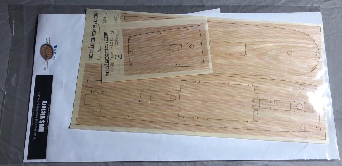 Scaledecks HMS Victory 1/100 for Heller or Airfix NEW ‘Sullys Hobbies’