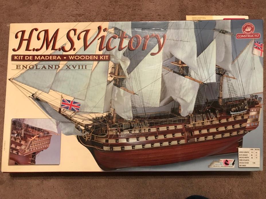 Constructo H.M.S. Victory England XVIII Wooden Model Ship Kit