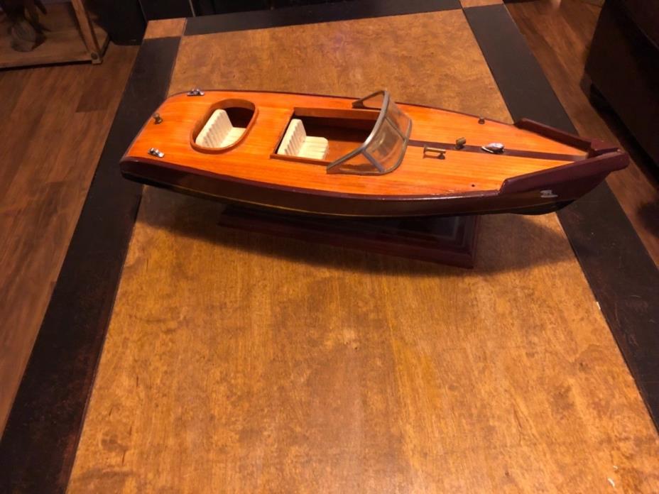 Cris Craft replica  model boat 191/2 X 7