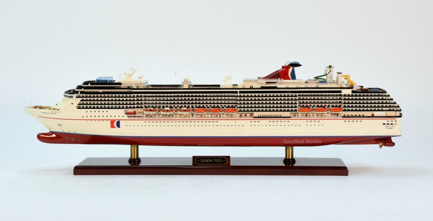 Carnival Pride Spirit-class Cruise Ship Wooden Ship Model 33