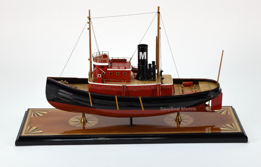 Edmond J. Moran Tugboat Handcrafted Boat Model 24