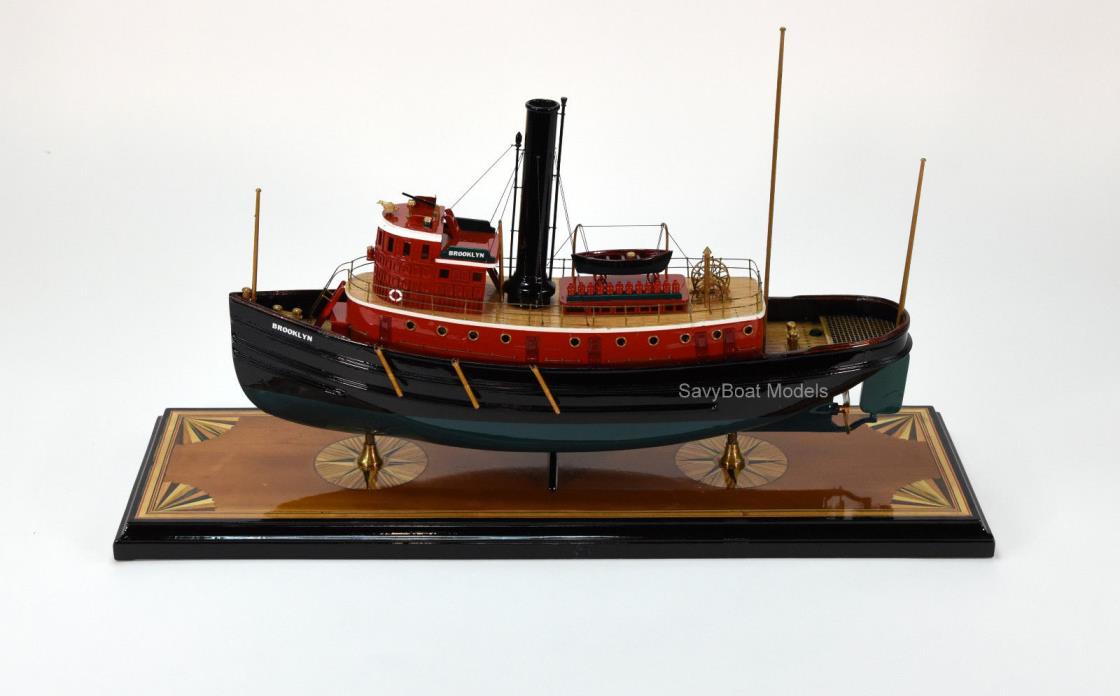Brooklyn Tugboat Handcrafted Boat Model 24