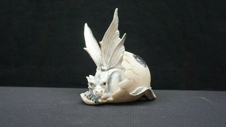 New White Hatching  Dragon collectible figurine.  4
