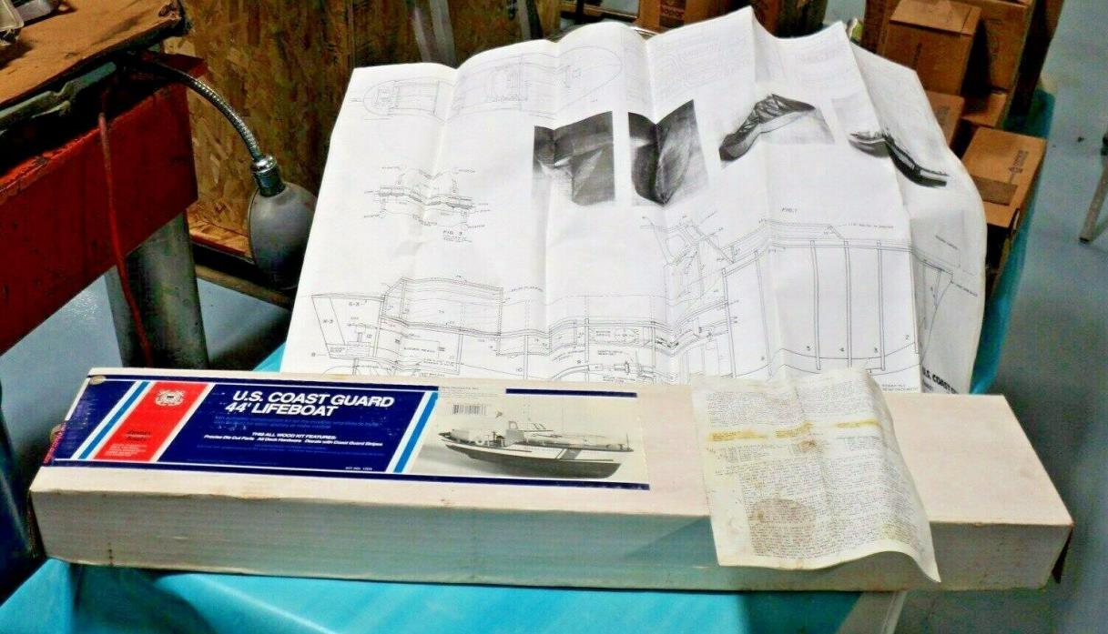 Dumas Boats US Coast Guard 44' Lifeboat kit #S200 Wood 33'' Model 2001 unbuilt