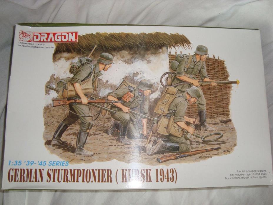 NIB DRAGON GERMAN STURMPIONIER KURSK 1943 MILITARY MODEL 1:35 KIT