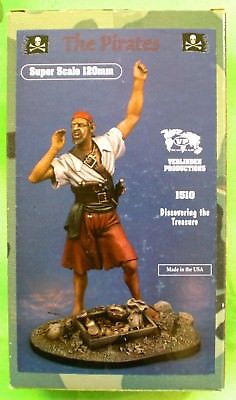 Verlinden 120mm PIRATE FIGURE Discovering the Treasure #1510 1:15 Resin MIB