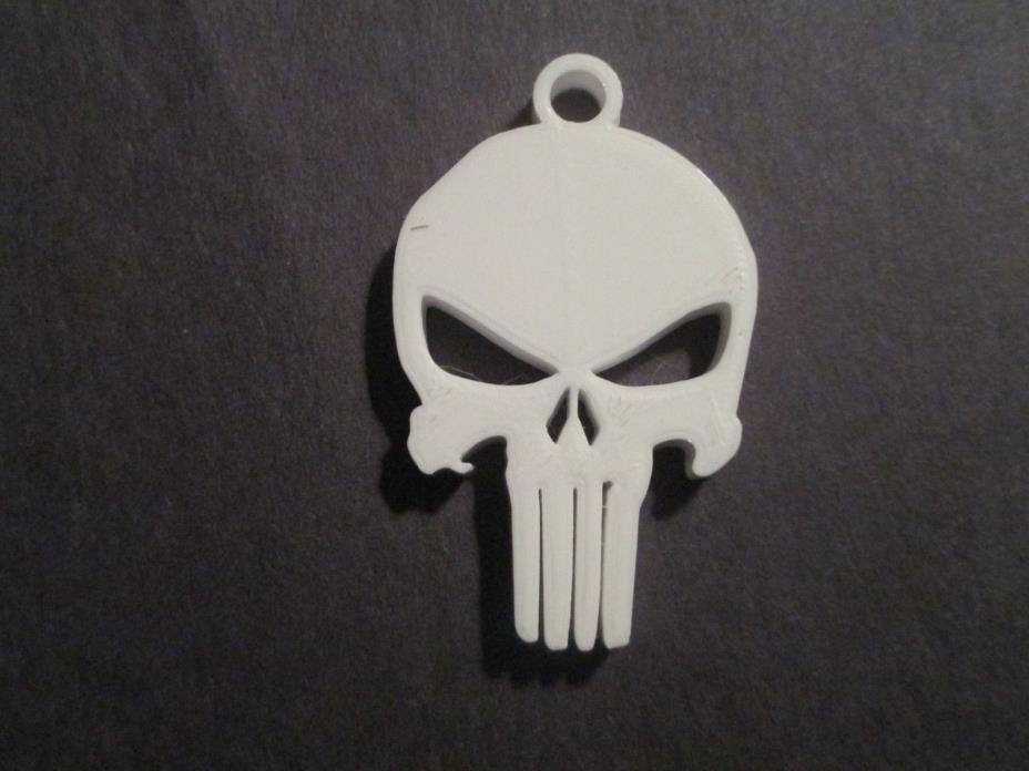 3D Printed PUNISHER Key Chain/Tag Cosplay (Fan Art)