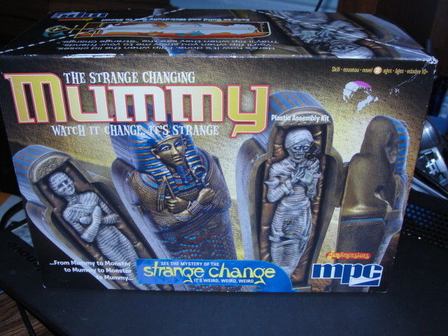 MPC 755 The Strange Change Mummy Model Kit 1/12 On Sale! - Opened - Bag Sealed