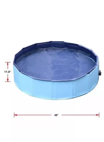 Foldable Dog And Cat Pet Bath Swimmin Pool Bathing Tub Outdoor Washing Portable