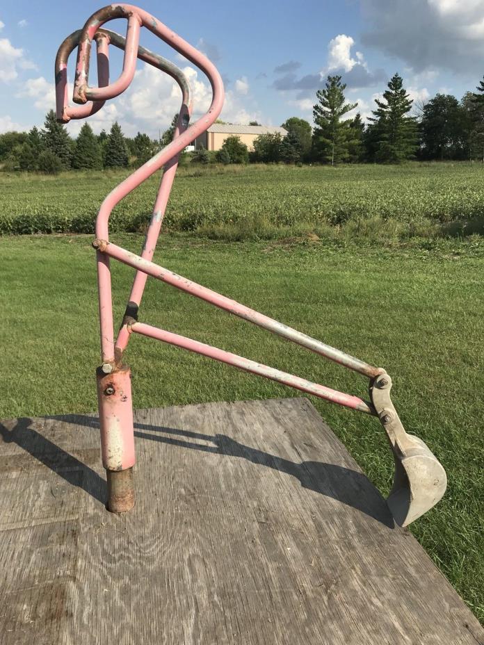 Vintage Playground/Park Sandbox Digger Ride-Stand Toy Backhoe Excavator Shovel 2