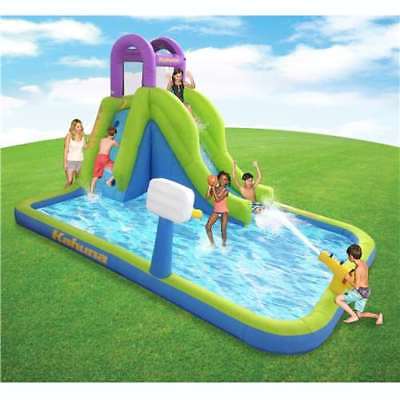 Kahuna Tornado Tower Inflatable Backyard Kiddie Slide & Water Park (Open Box)